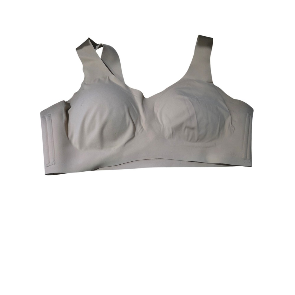 Honeylove Bra 1X Womens Plus Size Tan Wireless Padded Stretchy Comfort Shaping